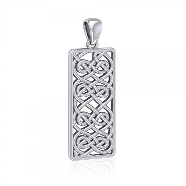 Une inspiration significative qui vaut l’éternité ~ Sterling Silver Celtic Knotwork Pendentif Bijoux