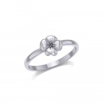 Little Flower Silver Ring