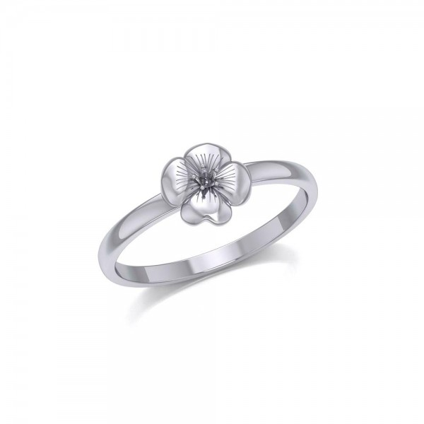Little Flower Silver Ring
