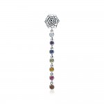 Silver and Gems Chakra Life Force Pendant