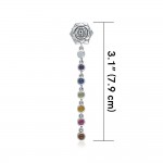 Silver and Gems Chakra Life Force Pendant