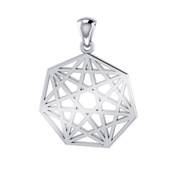 Protective Septacle Silver Pendant by Oberon Zell