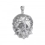 Admiration towards the Tree of Life creation ~ Sterling Silver Jewelry Pendant