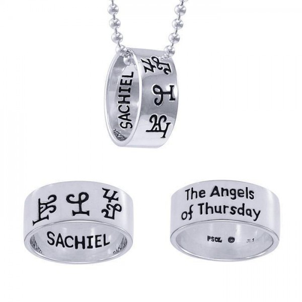 Sigil of the Archangel Sachiel Ring