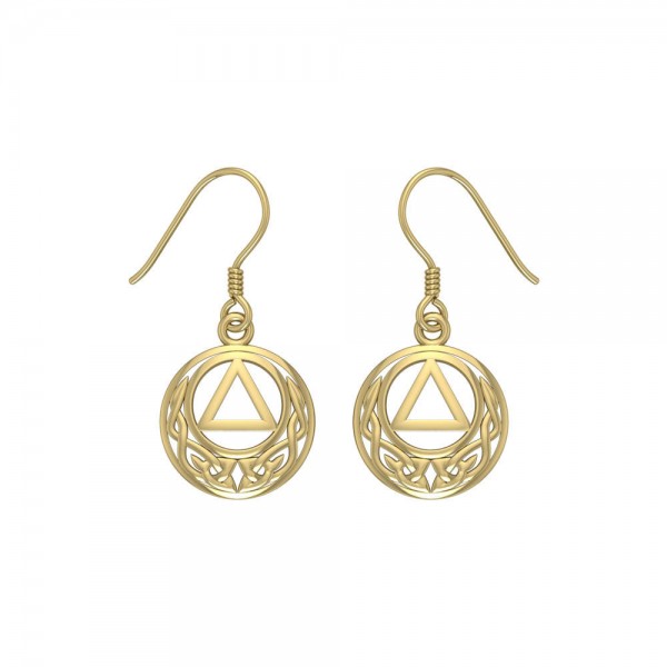 Boucles d’oreilles Celtic AA Recovery Solid Gold