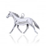 Palouse Horse Silver Charm