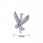 Pendentif Flying Owl Silver