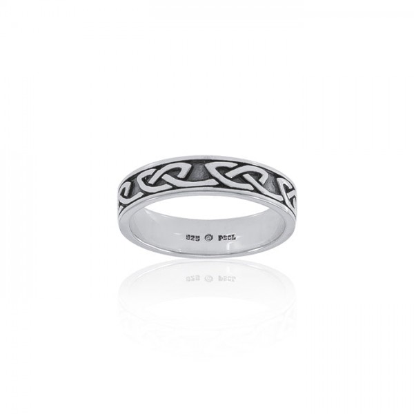 Simple Celtic Knot Sterling Silver Ring