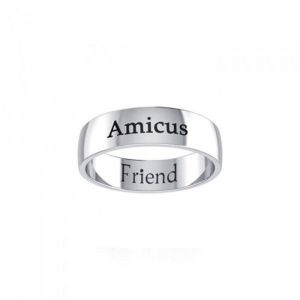 AMICUS FRIEND Sterling Silver Ring