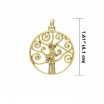 Worthy of the Golden Tree of Life ~ Sterling Silver Jewelry Pendant
