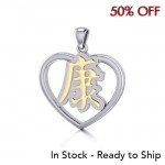 Health Feng Shui Heart Pendant