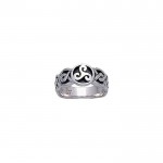 A Three-shaped affirmation ~ Sterling Silver Celtic Triquetra Ring
