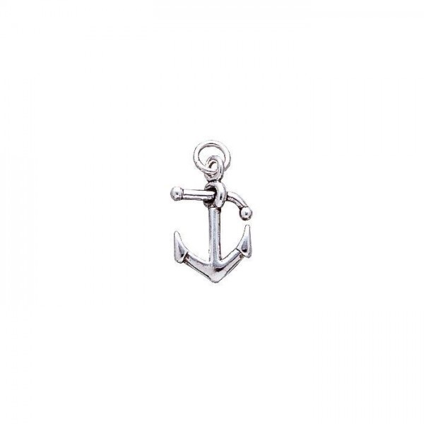 Small Anchor Silver Charm