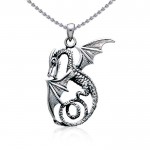 Swim deep into the world of the Sea Dragon ~ Sterling Silver Jewelry Pendant