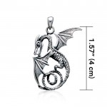 Swim deep into the world of the Sea Dragon ~ Sterling Silver Jewelry Pendant