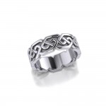 A timeless expression  ~ Sterling Silver Celtic Knotwork Ring