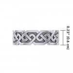 A timeless expression  ~ Sterling Silver Celtic Knotwork Ring