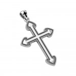 Medieval Cross Sterling Silver Pendant
