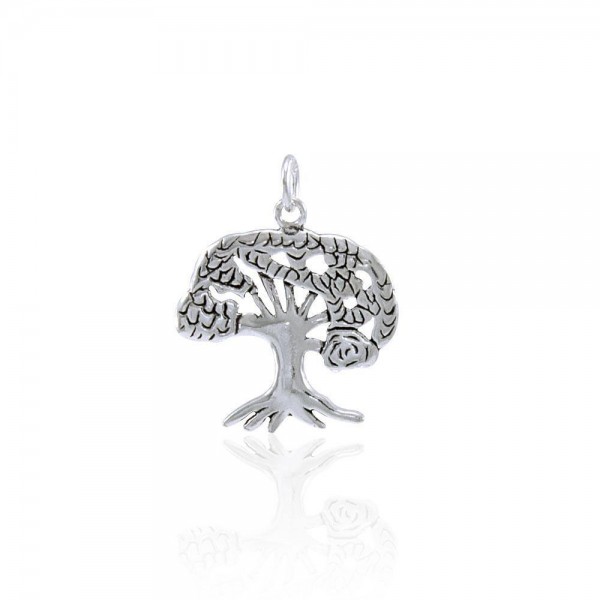 Tree of Life Silver Charm