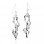Free Diver Sterling Silver Earrings
