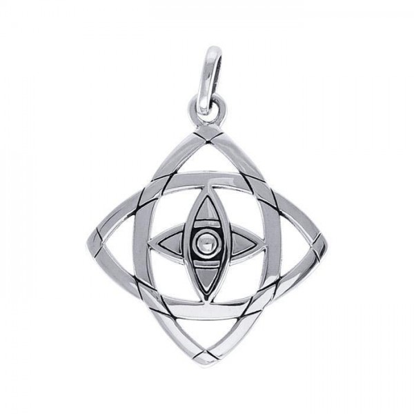 Be Focused Silver Pendant
