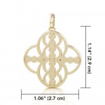Energy Solid Gold Pendant