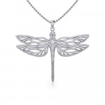 Rompez-vous avec le pendentif dragonfly Silver