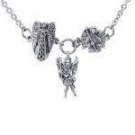 Uriel Michael Gabriel Archangels Silver Necklace