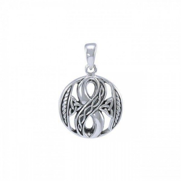 Inspiration sans fin ~ Sterling Silver Celtic Knotwork Infinity Pendentif Bijoux