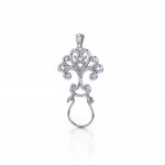 Celebrate Life with the Tree of Life Silver Charm Holder Pendant