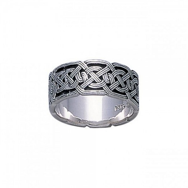 An eternity found again ~ Celtic Knotwork Sterling Silver Ring