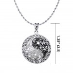 Heal and balance ~ Celtic Knotwork Yin Yang Pendant Jewelry
