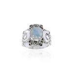 Blue Moon Silver Ring