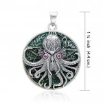 Great Cthulhu Silver Pendant by Oberon Zell