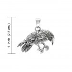 Pendentif Ted Andrews Crow Silver