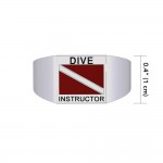 Dive Instructor Sterling Silver Ring