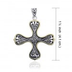 Elaborate Celtic Knotwork Cross