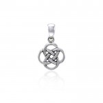 The Small Celtic Knot Silver Pendant