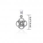 The Small Celtic Knot Silver Pendant