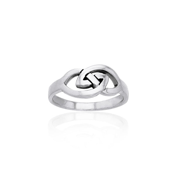 Modern Celtic Silver Ring