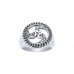 Celtic Maori Silver Ring