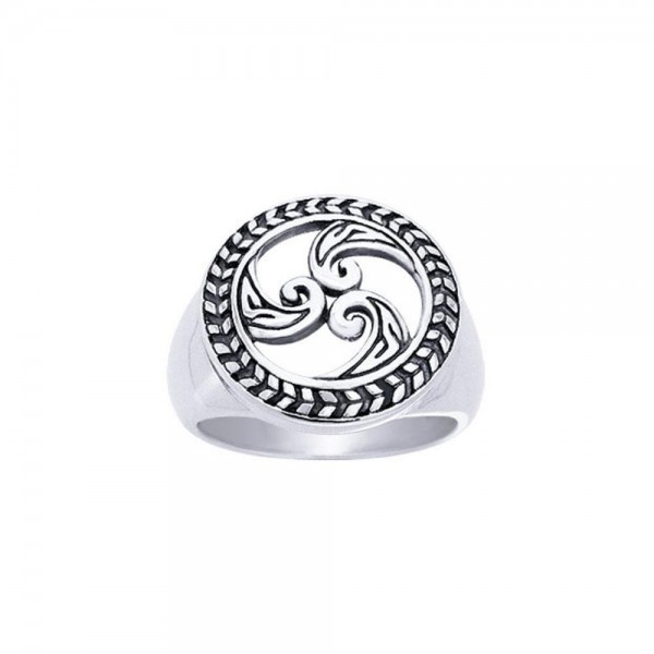 Celtic Maori Silver Ring