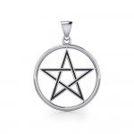 The Beautiful Reminder of a Pentacle Sterling Silver Pendant