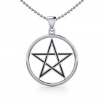 The Beautiful Reminder of a Pentacle Sterling Silver Pendant