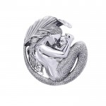 Une sirène de maternité aimante par Selina Fenech ~ Bijoux pendentifs en argent sterling