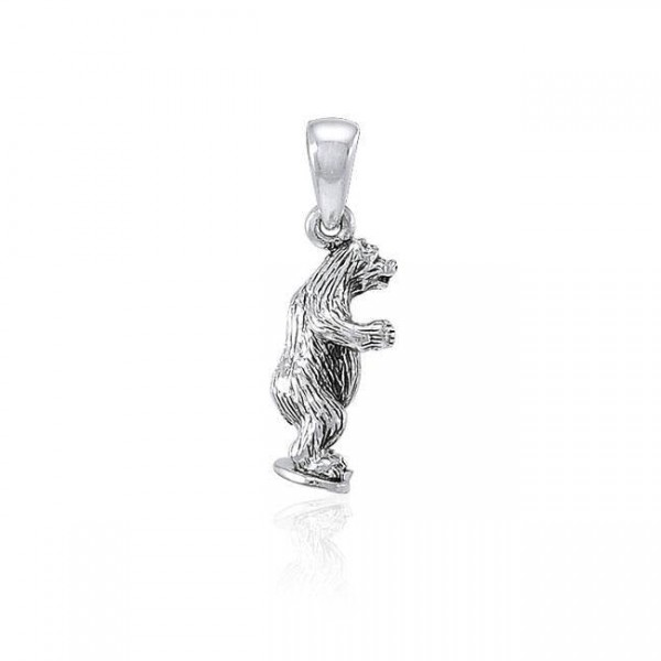 Bear Sterling Silver Pendant