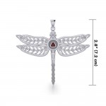The Celtic Dragonfly with Recovery Silver Pendant
