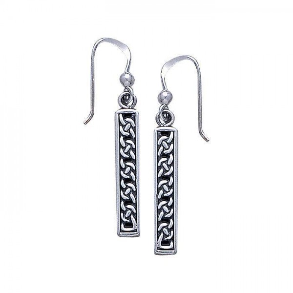 A journey worthy of the ultimate eternity ~ Celtic Knotwork Sterling Silver Dangle Earrings Jewelry