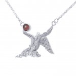 Angel of Passion Silver Necklace