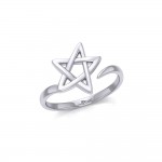 The Star Silver Wrap Ring